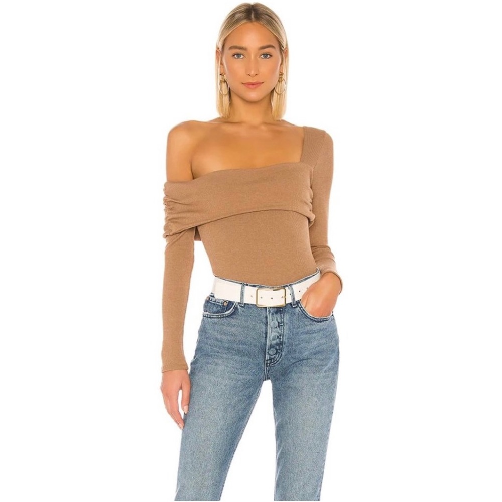 Privacy Please Tan Florence Bodysuit